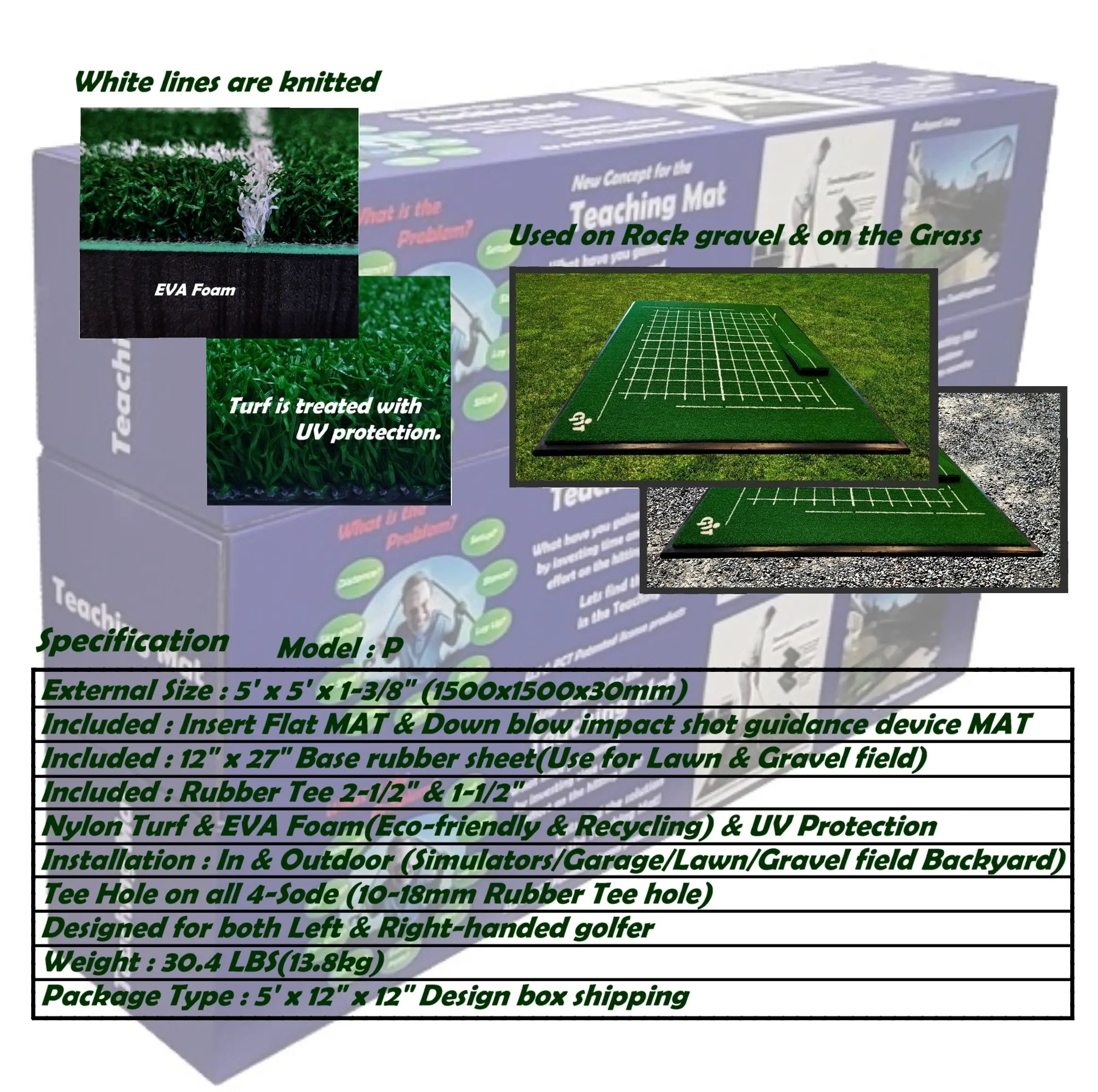 Teaching Hitting Mat (Model: P) - Image 5